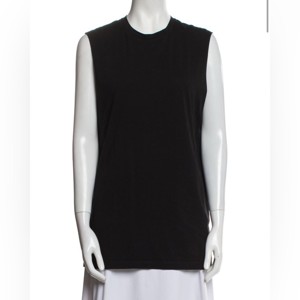 ACNE STUDIOS Black Sleeveless Top S
